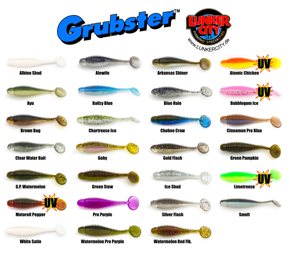 Grubster Farbtabelle