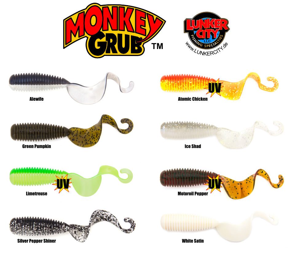 Monkey Grub Farbtabelle