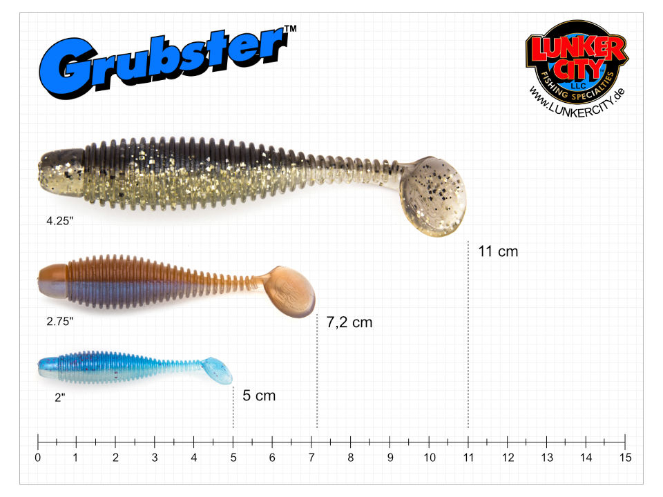 Grubster Größenübersicht