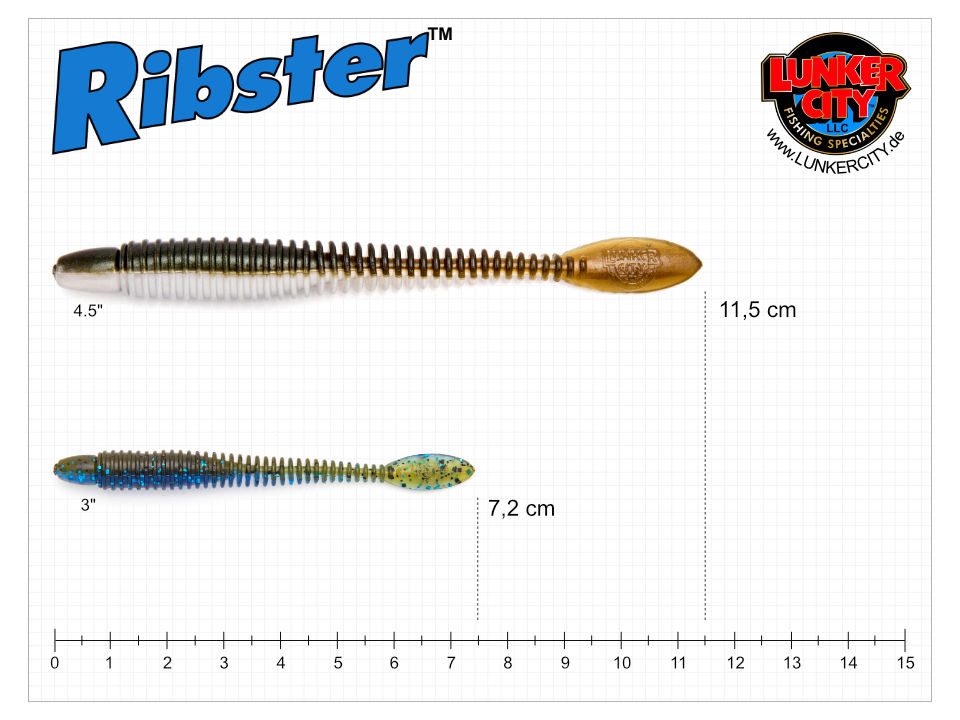 Ribster Größenübersicht